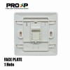 PROXP Face Plate 1 Port Face Panel 1 Hole FP101