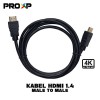 ProXP Kabel HDMI Male to Male Versi 1.4 4K Ultra HD 30Hz