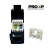 PROXP Tolles Keystone Modular Jack UTP Cat5e Black Gold Plated