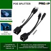 PROXP POE Splitter Injector RJ45 Male Female