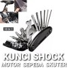 Kunci L Toolkit Sepeda set 16 in 1 Kunci Shock