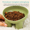 Wadah Tempat Makan Hewan Kaki Tinggi Bahan Plastik