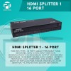 Profftech HDMI Splitter 16 Port 1 In 16 Out 1-16 Full HD 3D 4K