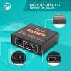 Profftech HDTV HDMI Splitter 2 Port 1 In 2 Out 1-2 Full HD 3D 4K
