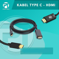 Profftech Kabel Type C to HDMI Tampilan Resolusi Tinggi Profftech Kabel Type C to HDMI Tampilan Resolusi Tinggi