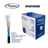 Projeane Cable FTP Cat 6 Cat6 Network Kabel LAN 4 Pair Outdoor
