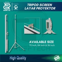 Richie Tec Tripod Screen Projector Layar Proyektor 