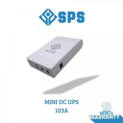 SPS 103A UPS Mini DC 24W 12V 2A Portable Powerbank Lithium Battery