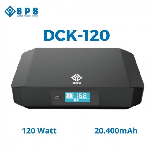 SPS DCK-120 UPS Mini DC 120W 16 Port Portable Powerbank Lithium Battery