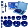SALI Hole Saw Set Isi 16 Pcs High Carbon Steel