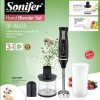 Sonifer Hand Blender Set 700ml Measuring Cup Chopper Whisker SF-8025