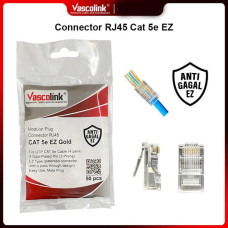 Vascolink Konektor RJ45 Cat5e EZ Gold 50 Pcs Connector LAN