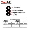 Vascolink FTTH Cable FO Outdoor 2 Core 3 Sling Baja Fiber Optik