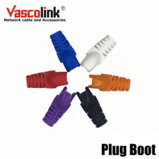 Vascolink Plug Boot Plugboot Cat 5 Cat 6  1 Pack isi 50 Pcs 2 Claw