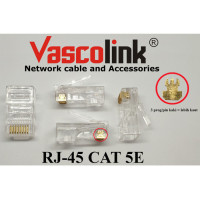 Vascolink Konektor RJ45 Cat5e 100 Pcs Connector LAN
