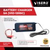 Visero VIO-1205C Battery Charger 5A 12V 5 Ampere 12 Volt Accu Aki Baterai