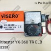 Visero YX-360TRE-L-B Multitester Analog Multimeter Avometer Jarum Buzzer