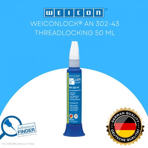 Weicon AN 302-43 Thread Lock 50ml Adhesive Sealing Compound