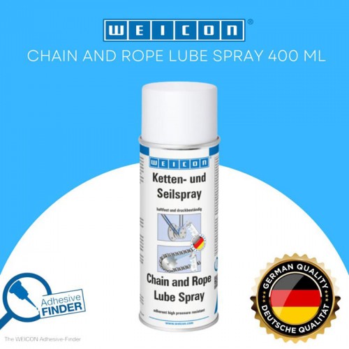 Weicon Chain and Rope Lube Spray 400 ml Pelumas Rantai Tali Kawat Industri