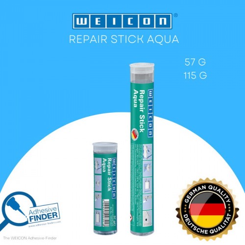 Weicon Repair Stick Aqua Epoxy Repair Resin for Underwater 57g 115g