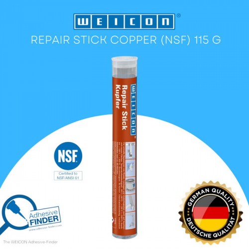 Weicon Repair Stick Copper Repair Putty With Drinking Water Approval
