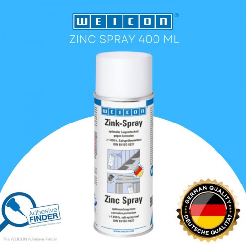 Weicon Zinc Spray 400ml Pelapis Anti Karat Logam Metal