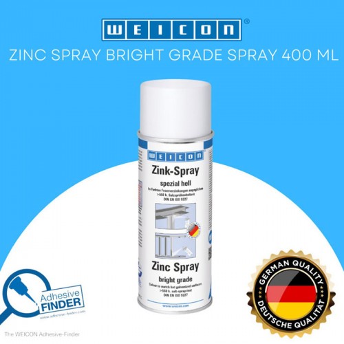 Weicon Zinc Spray Bright Grade 400ml Pelapis Anti Karat Logam Metal
