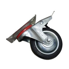 Xander Roda Karet Hidup Rem 3 inch - Roda Etalase Troli Trolley Trolly