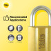 Yale V140-20 Gembok 20mm Padlock Yale V140-20 Gembok 20mm Padlock