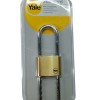 Yale Y110-50-155-1 Solid Brass Adjustable Shackle Padlock 50mm Gembok