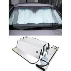 Sun Shield Penahan Pelindung Panas Kaca Mobil Silver
