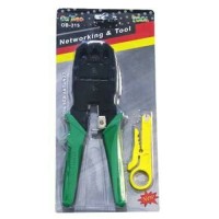 Crimping Tool Triple RJ-45 RJ-11 Cutter