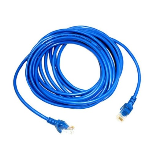 Patch Cord UTP Cat 5e 10 Meter Biru 