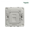 Schneider E8431RJS-5 Faceplate 1 Hole Loaded Modular Jack Cat5e