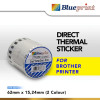 Blueprint BP-DTS22251 Label Barcode Brother 22251 62mm x 15.24m Continuous 2 Colour Stiker Roll