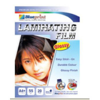 Blueprint Laminating Glossy Film A4 isi 20 Lembar Laminasi Dingin BP-GFA455