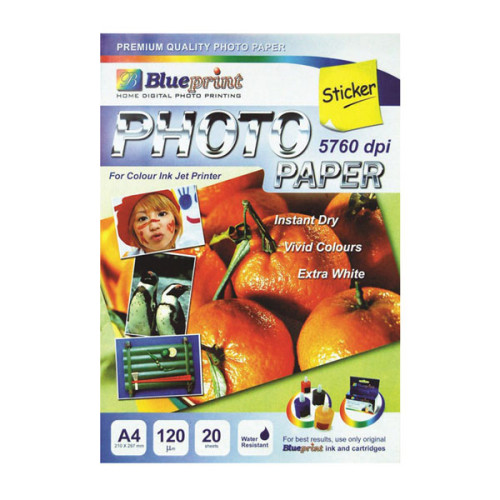 Blueprint Glossy Sticker BP-GSA4120