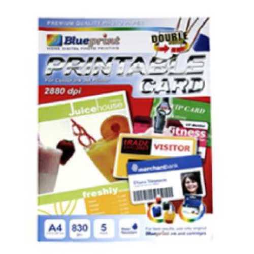 Blueprint Printable Card A4 BP-PCA4830 - Print Kartu ID Menu