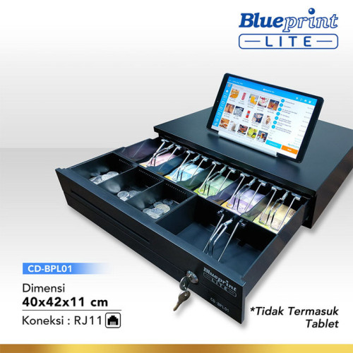 Blueprint Cash Drawer CD-BPL01 Laci Kasir 40x42x11cm