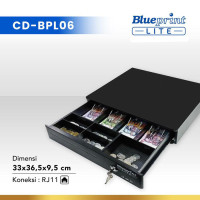 Blueprint Lite CD-BPL06 Cash Drawer Kecil Laci Kasir Uang 33x36,5x9.5 cm
