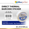 Blueprint Direct Thermal Sticker Label 40x30 mm 1 Line 1000 pcs DTS