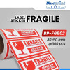 Blueprint Lite Label Stiker Semi Coated Sticker Fragile Jangan Dibanting 80x50 mm 300 Pcs