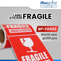 Blueprint Lite BP-FG503 BP-FG505 Label Sticker Fragile Jangan Dibanting 80x110 mm isi 200 Pcs