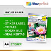 Blueprint Inkjet Paper Sticker A4 70gsm Kertas Stiker 120Um BP-ISA4070