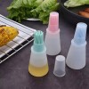 Botol Kuas Minyak Silikon Tutup Silicone Basting Oil Brush Bottle