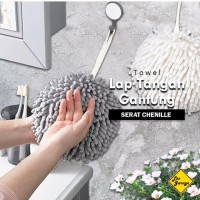 Lap Tangan Gantung Microfiber Model Cendol Bulat