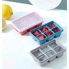 Cetakan Es Batu 6 Kotak Ada Tutup Ice Cube Tray