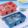 Cetakan Es Batu 6 Kotak Ada Tutup Ice Cube Tray
