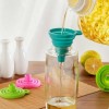 Corong Bulat Lipat Karet Silikon Collapsible Mini Funnel