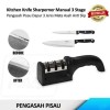 Asahan Pisau Cortex Alat Pengasah Pisau & Gunting 3 in 1
